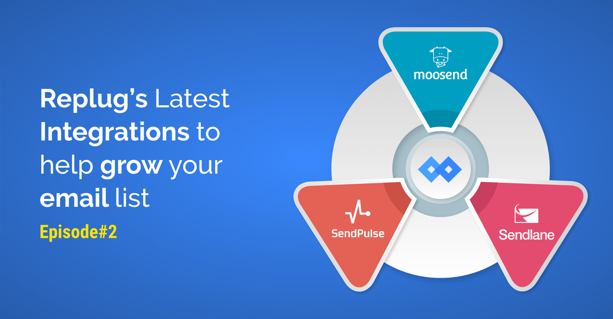 Replug&#8217;s Latest Integrations to help grow your email list: Episode#2