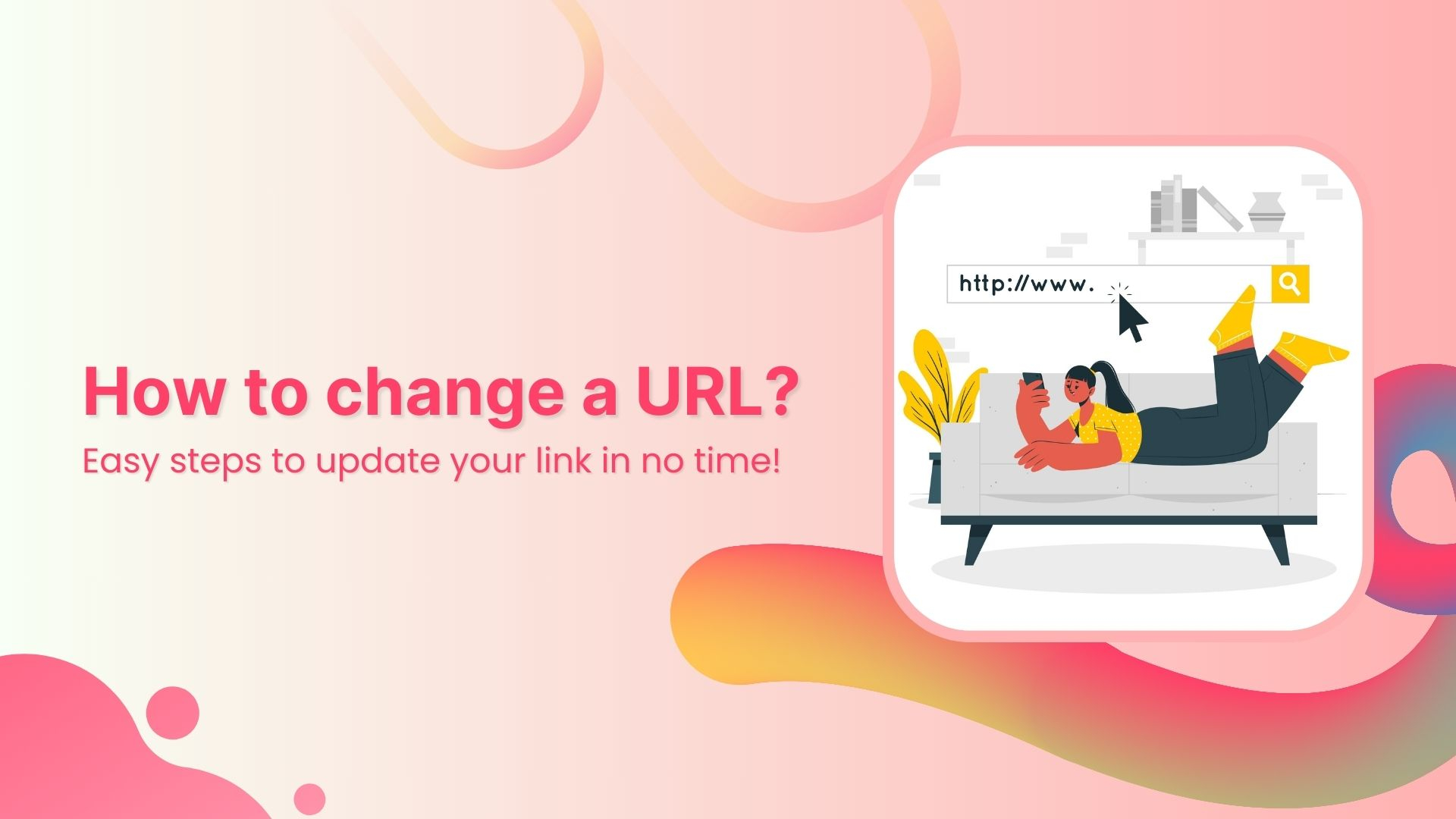 How to change a URL of any website?