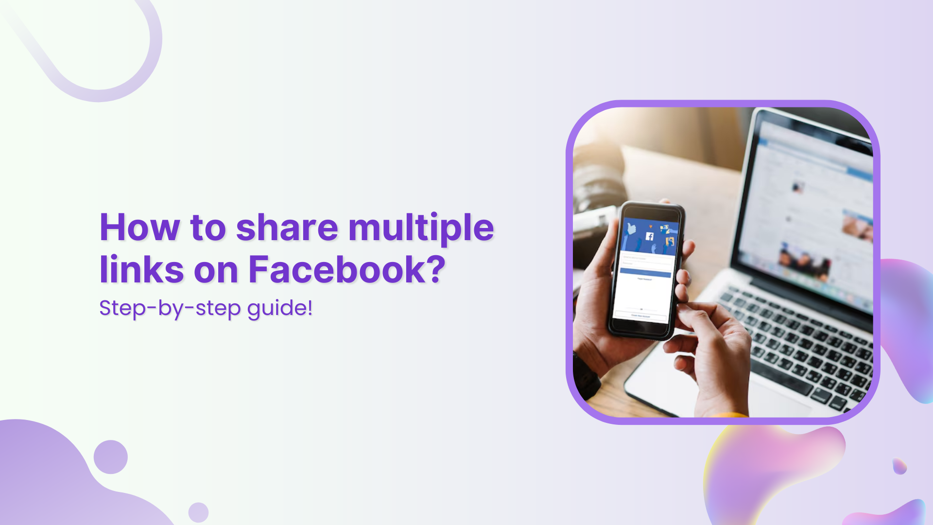 How to share multiple links on Facebook?