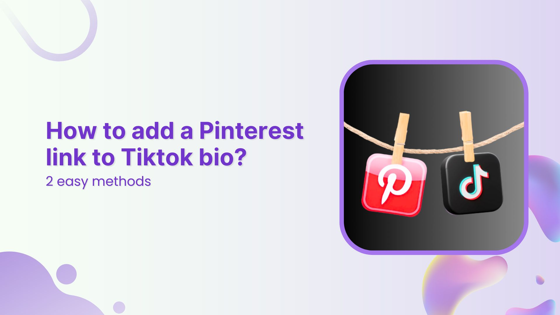 2 easy ways to add a Pinterest link to your TikTok bio