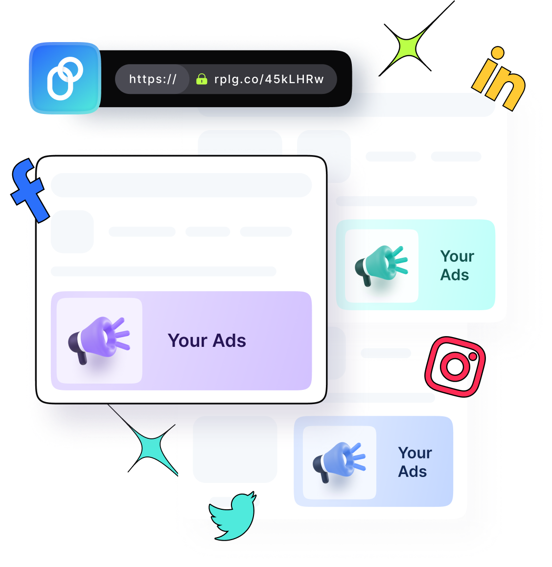 rebrandly alternative - Replug's bio links