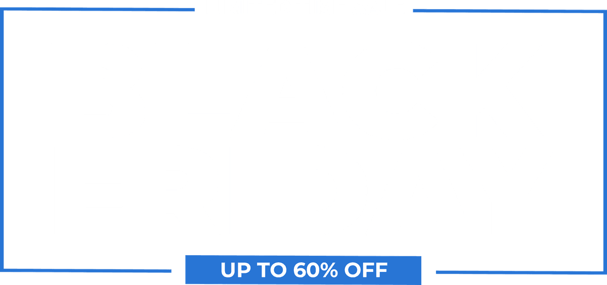 Black Friday 60% Off