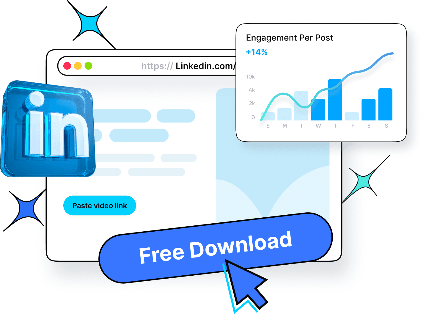 LinkedIn Video Downloader Free [HD] Tool Replug