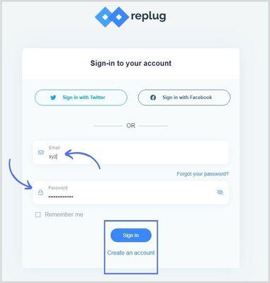 Sign-in-Replug