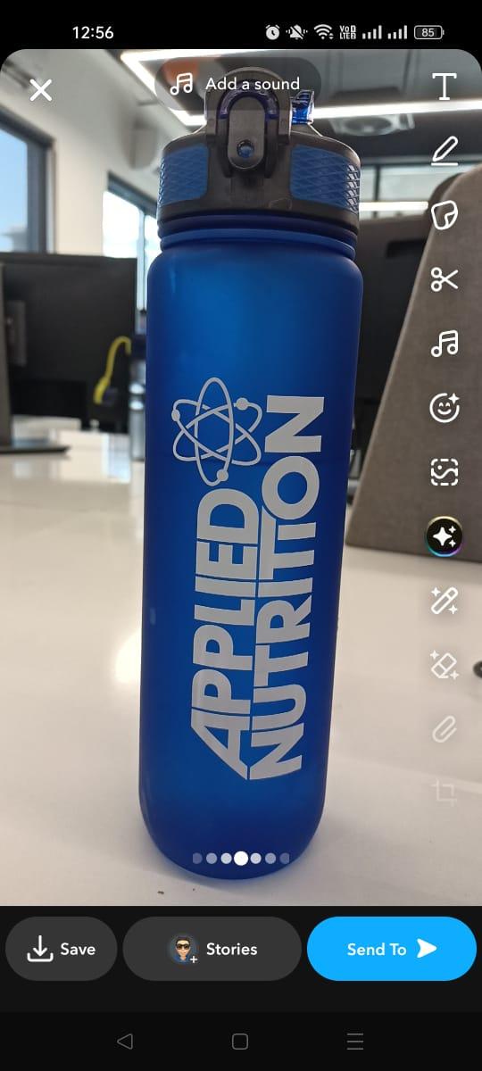 Take a snap on Snapchat app