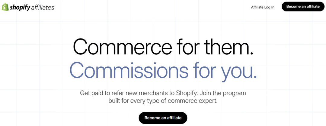 Shopify affiliate program