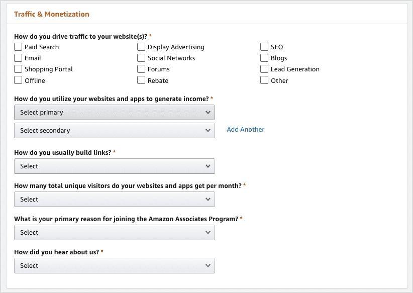 Enter methods to drive traffic to your website