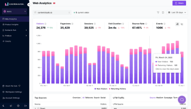 Website and Product Analytics Tool