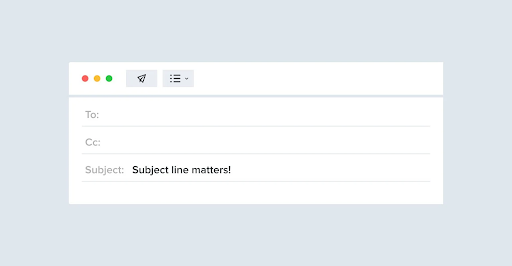 subject line cold email