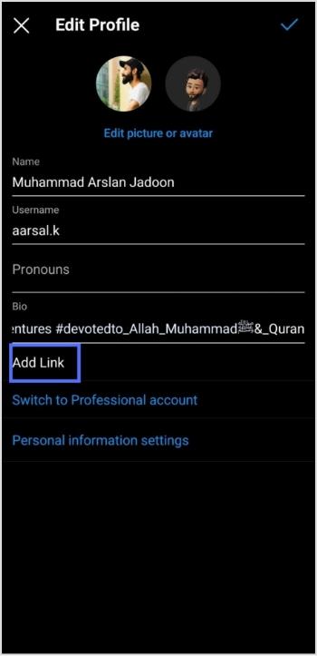 add link