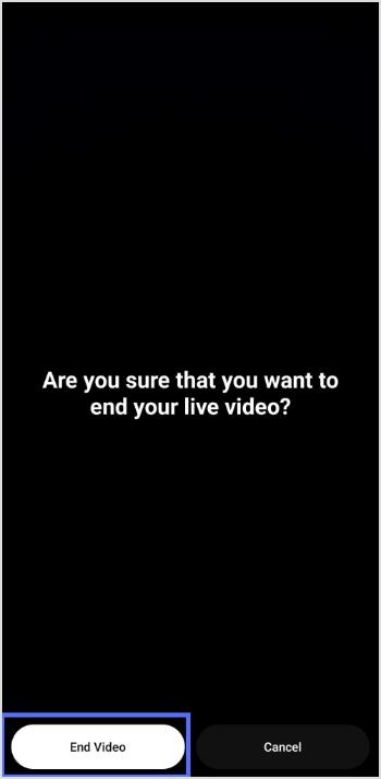 end video