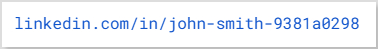 original linkedi url