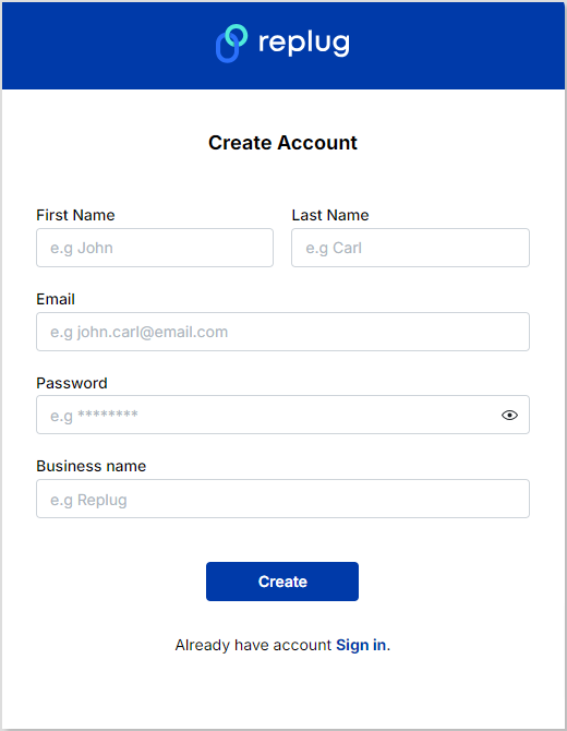 replug-signup