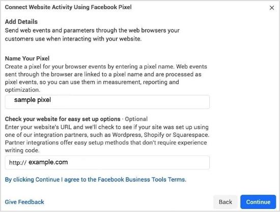 Connect-Website-Activity-using-Facebook-Pixel