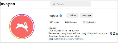 Hopper-Link-in-bio-example