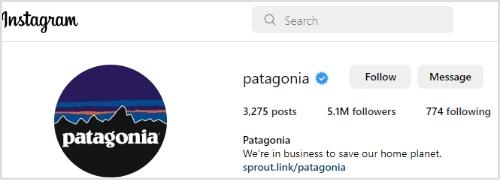 Patagonia Instagram