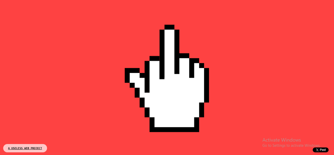 That’s The Finger