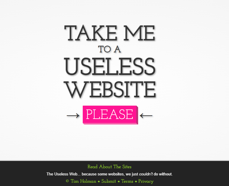 The Useless Web