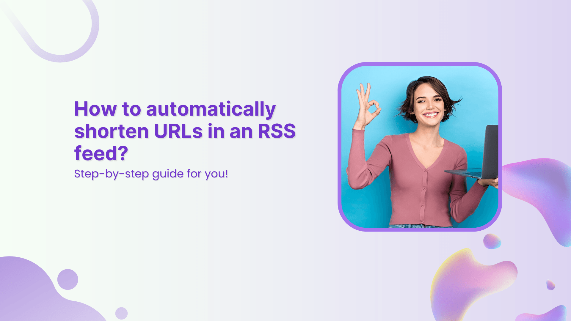 How to automatically shorten URLs in an RSS feed?