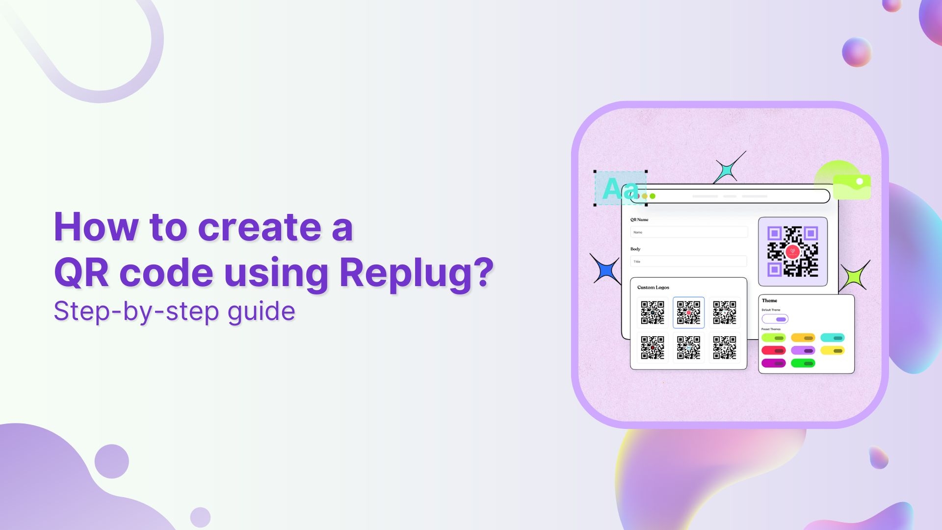 How to create a QR code using Replug?