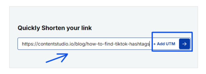 Enter link to shorten