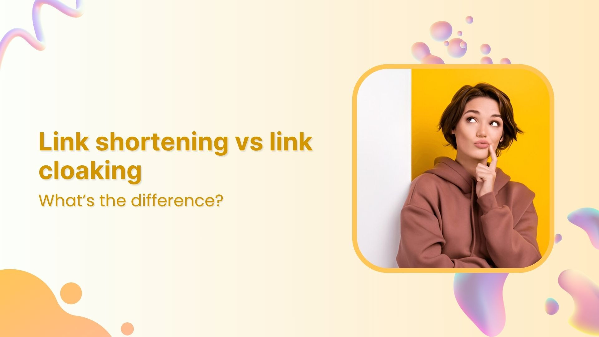Link shortening vs link cloaking: What’s the difference?