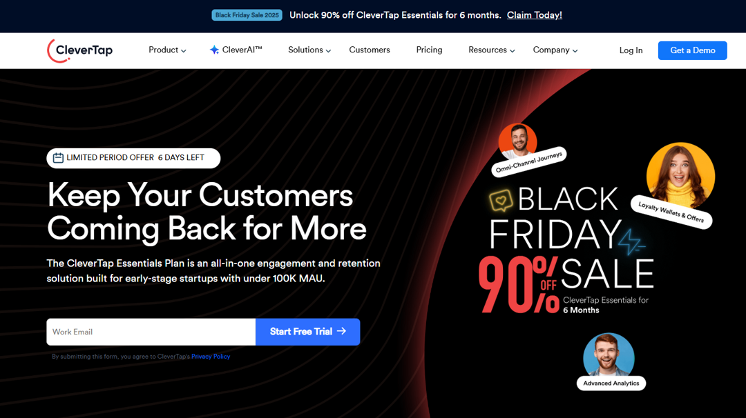 CleverTap Essentials Black Friday Sale 2025