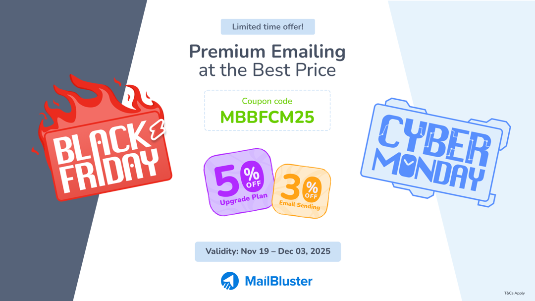 MailBluster Black Friday Sale 2025