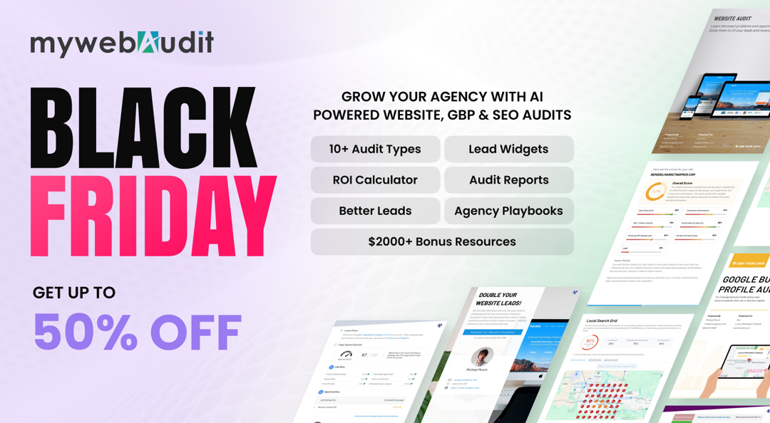 My Web Audit Black Friday Sale 2025