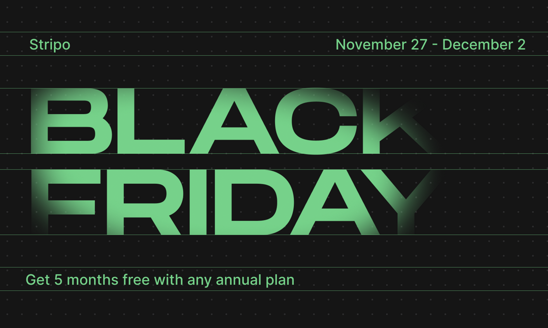 Stripo Black Friday Sale 2025