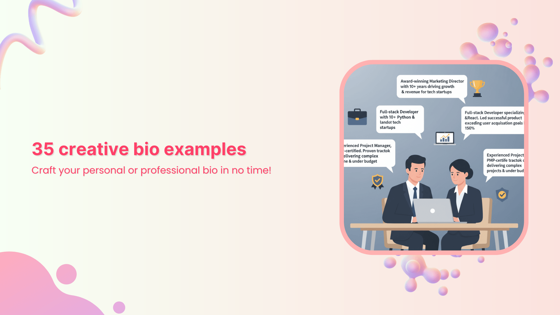 35 creative bio examples: Craft your personal or professional bio in no time!