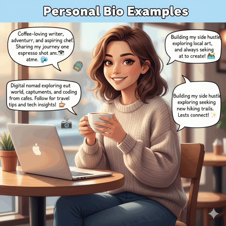 Personal bio examples
