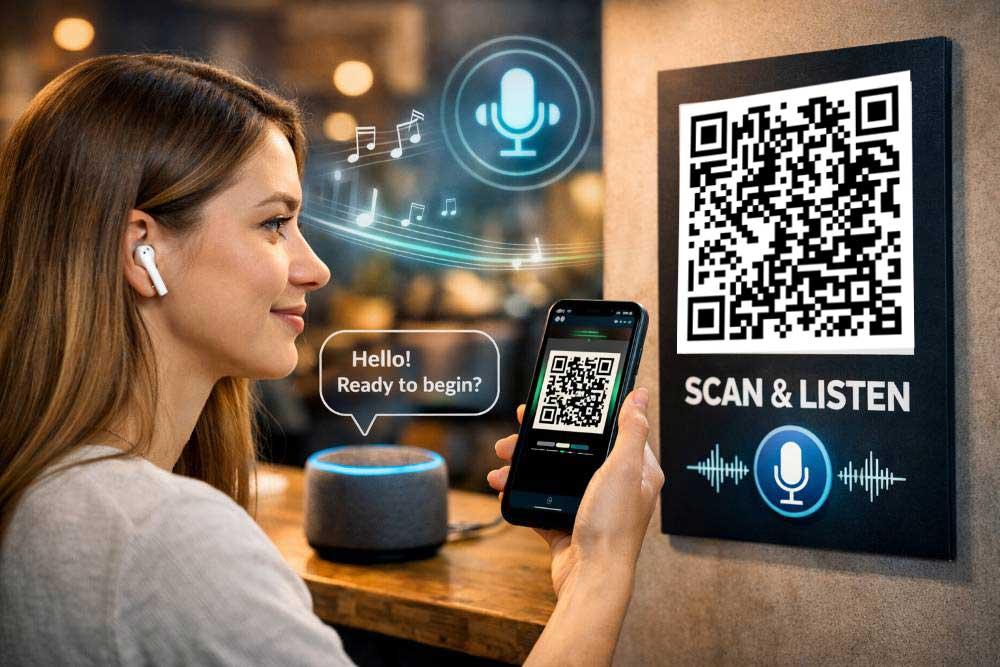 Audio QR code
