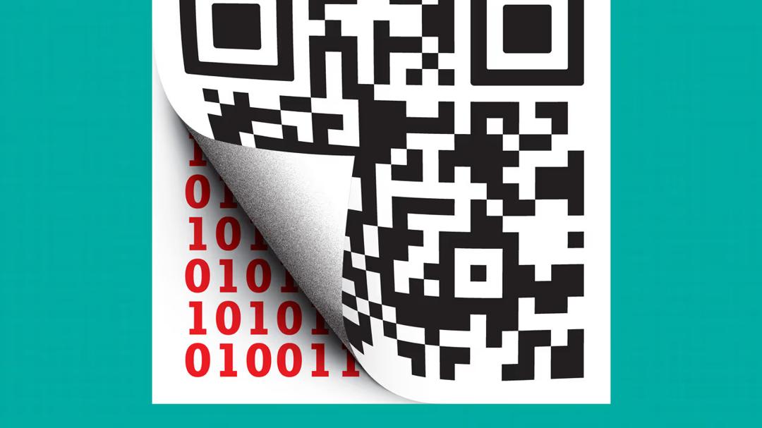 Binary QR code