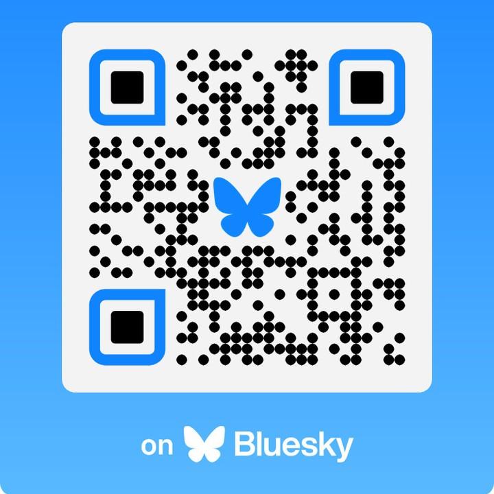 Bluesky QR code