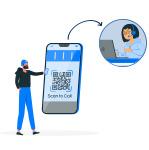 Scan-to-call QR code