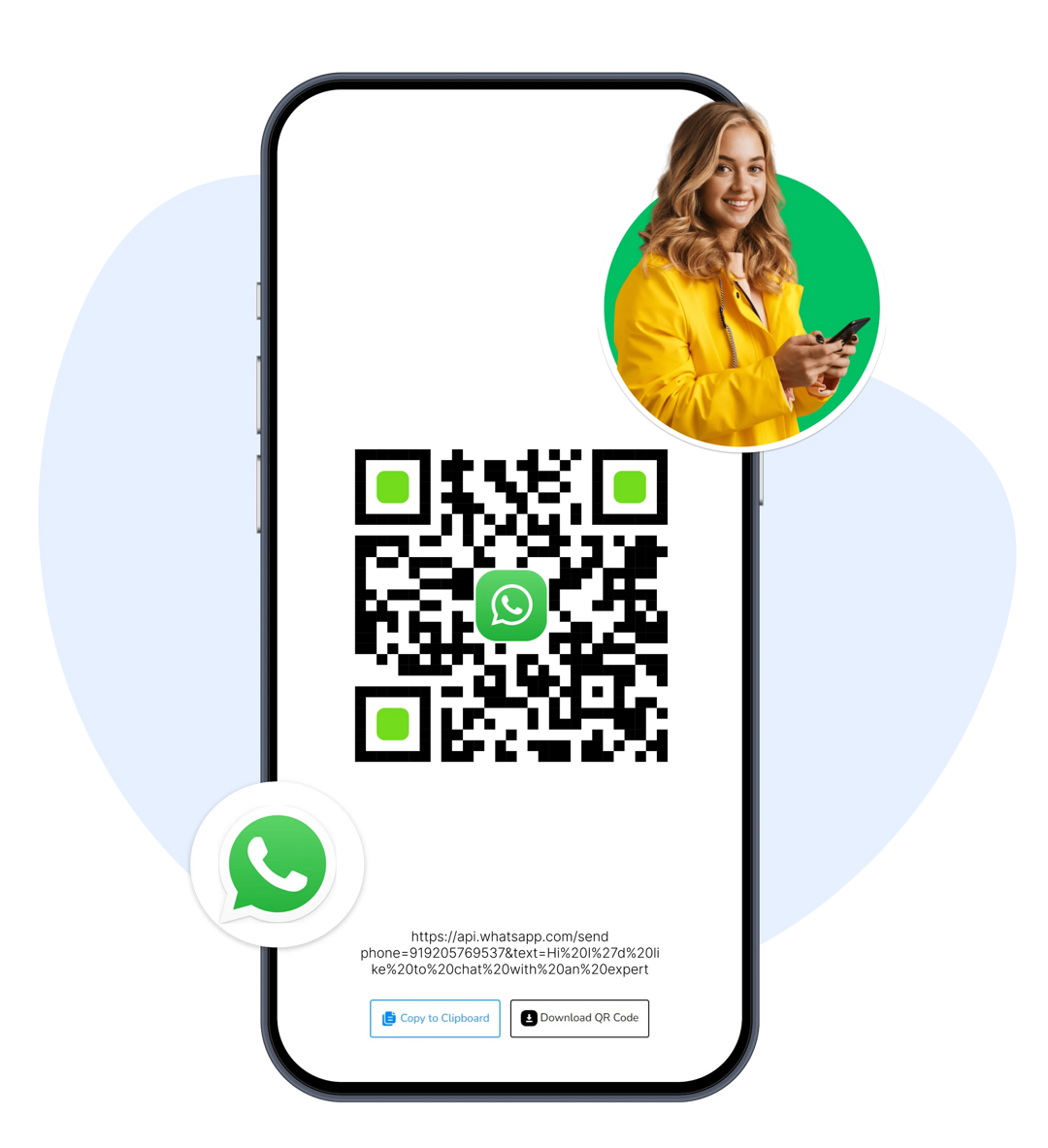 WhatsApp QR code