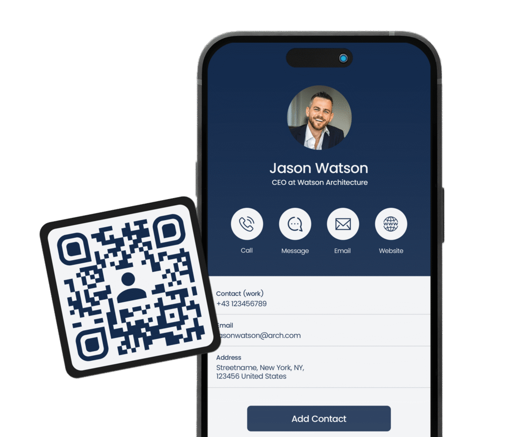 vCard QR code
