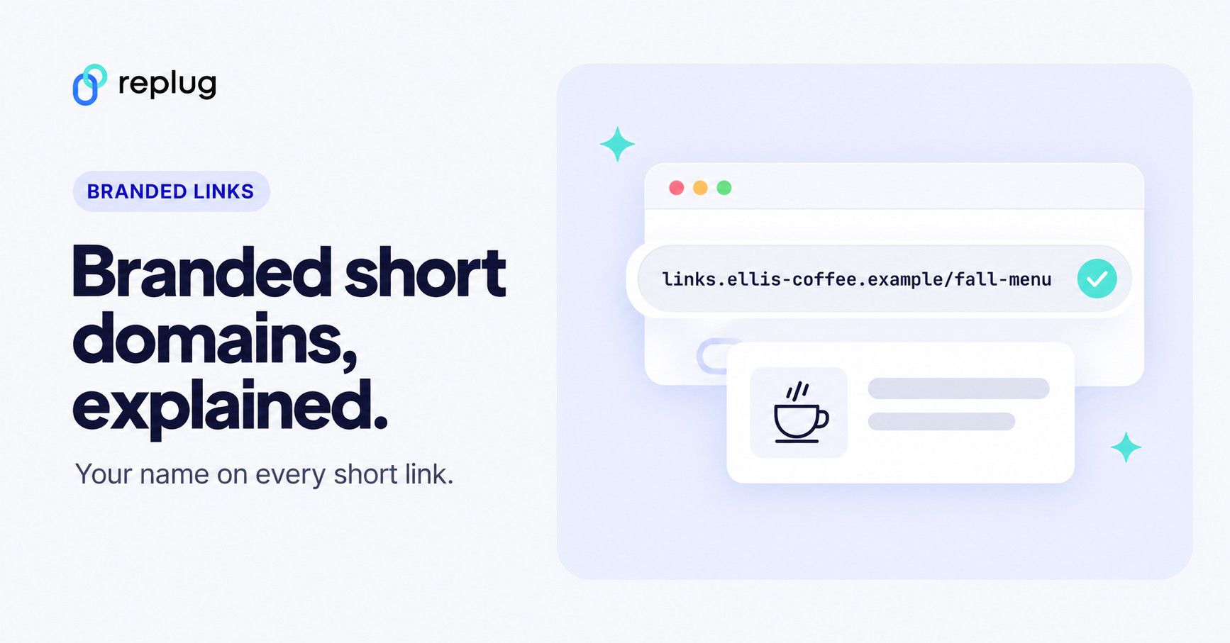 What is a branded short domain and how do I get one?