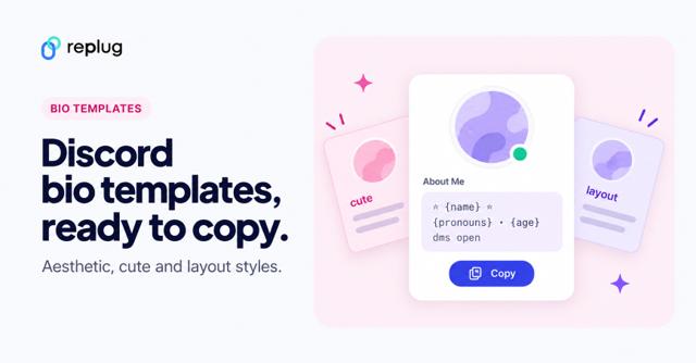 200+ aesthetic Discord bio templates to copy & paste in 2026