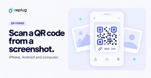 How to scan a QR code from a screenshot or photo: iPhone, Android and computer