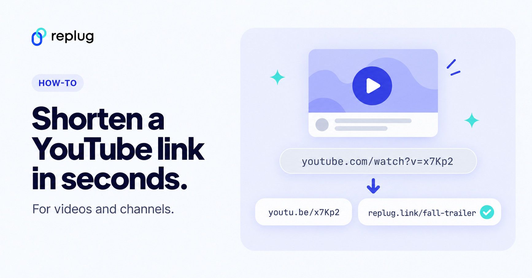 How to shorten a YouTube URL (videos and channels)