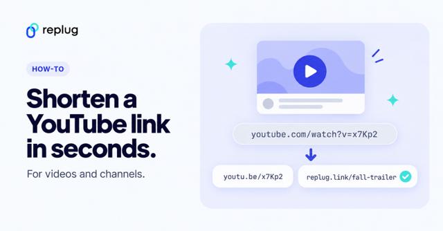 How to shorten a YouTube URL (videos and channels)