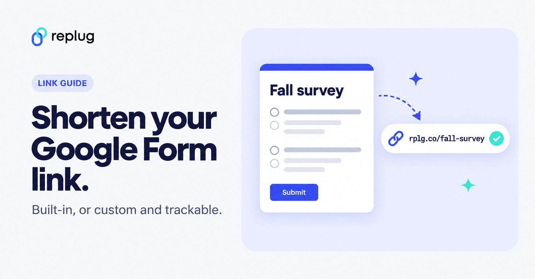How to shorten Google Forms Link (Built-in method & Replug)