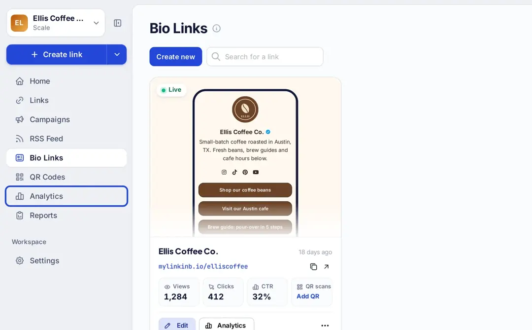 Replug dashboard with Analytics highlighted in the left sidebar