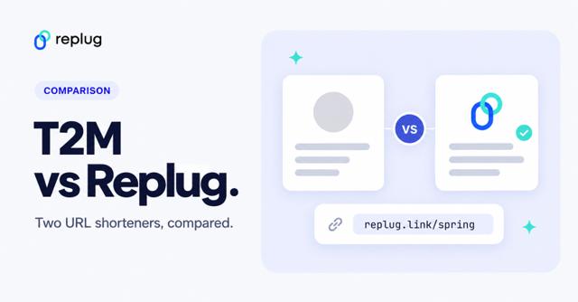 T2M vs Replug: Choosing the best URL shortener