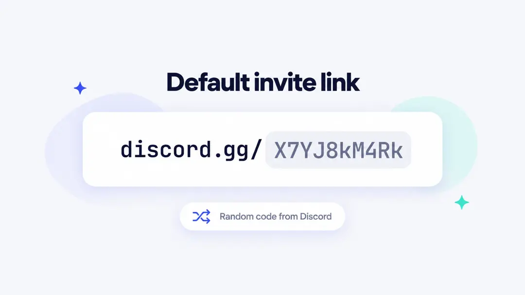 Default Discord invite link with a random code: discord.gg/X7YJ8kM4Rk
