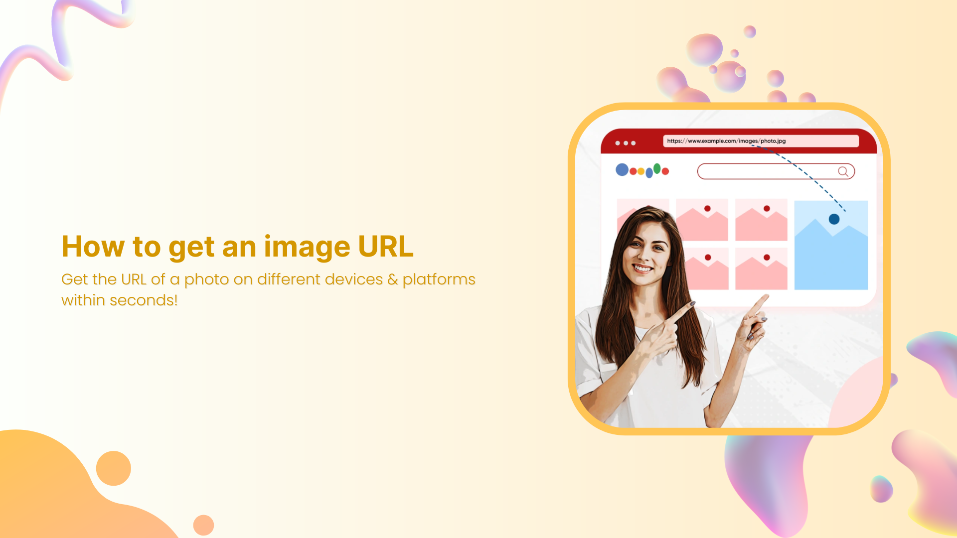 How to get an image URL on different devices & platforms