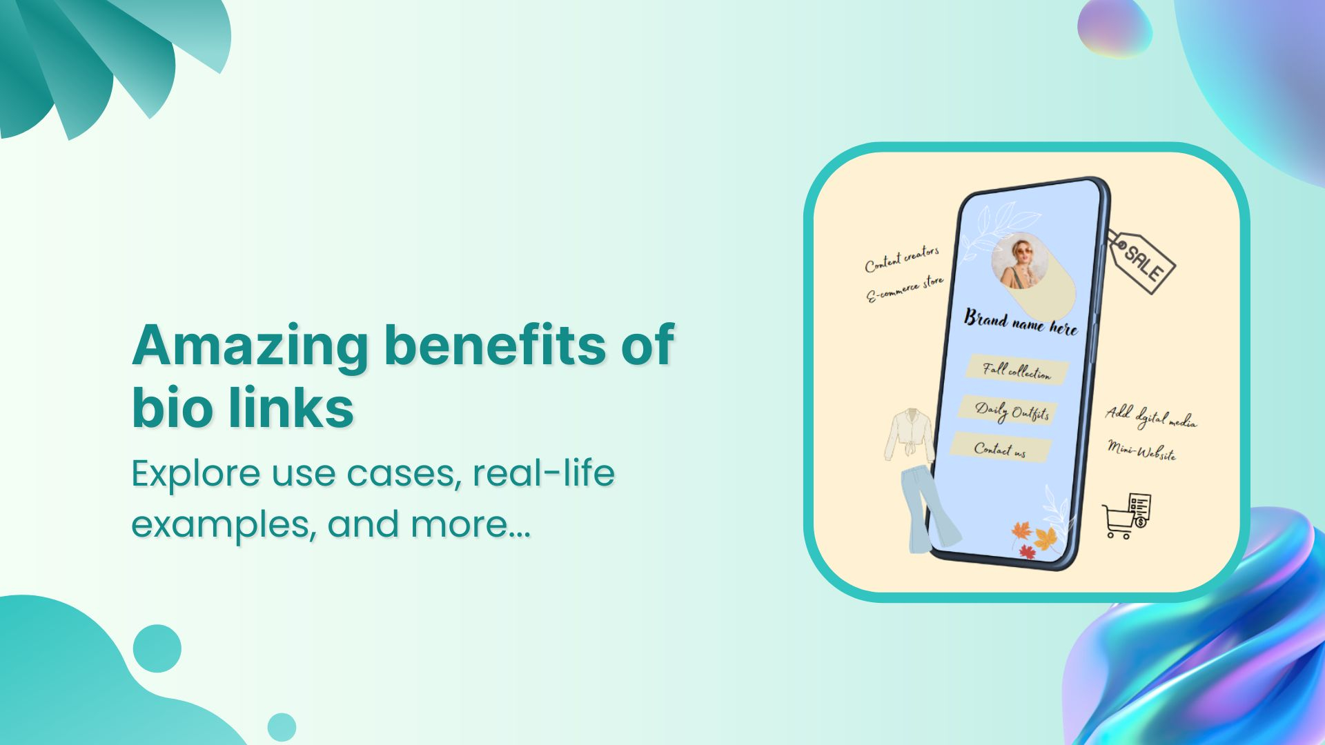 Bio Link. Sample 7 key benefits of bio-links you must know as a marketer
