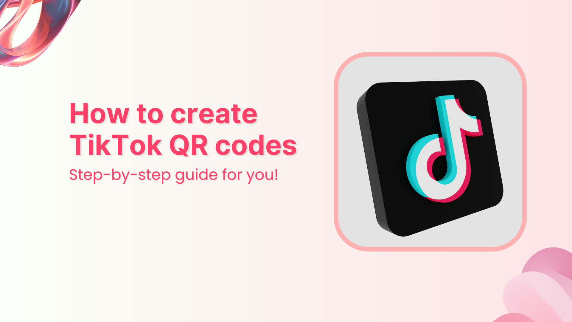 Tik Code Create How to create TikTok QR codes step-by-step & increase views